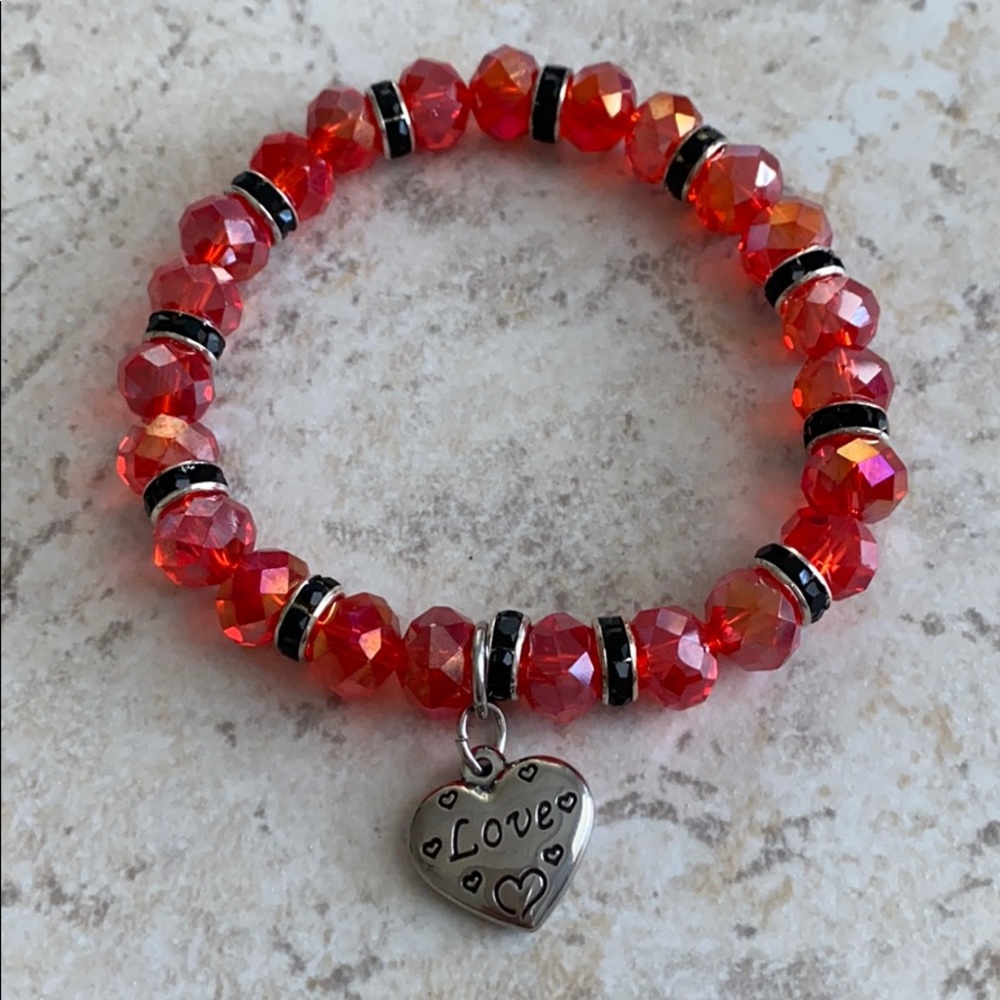 Red and Black Bracelet